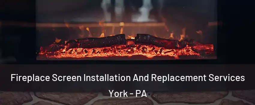  Fireplace Screen Installation And Replacement Services York - PA